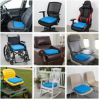 Gel Seat Cushion with Lumbar Support