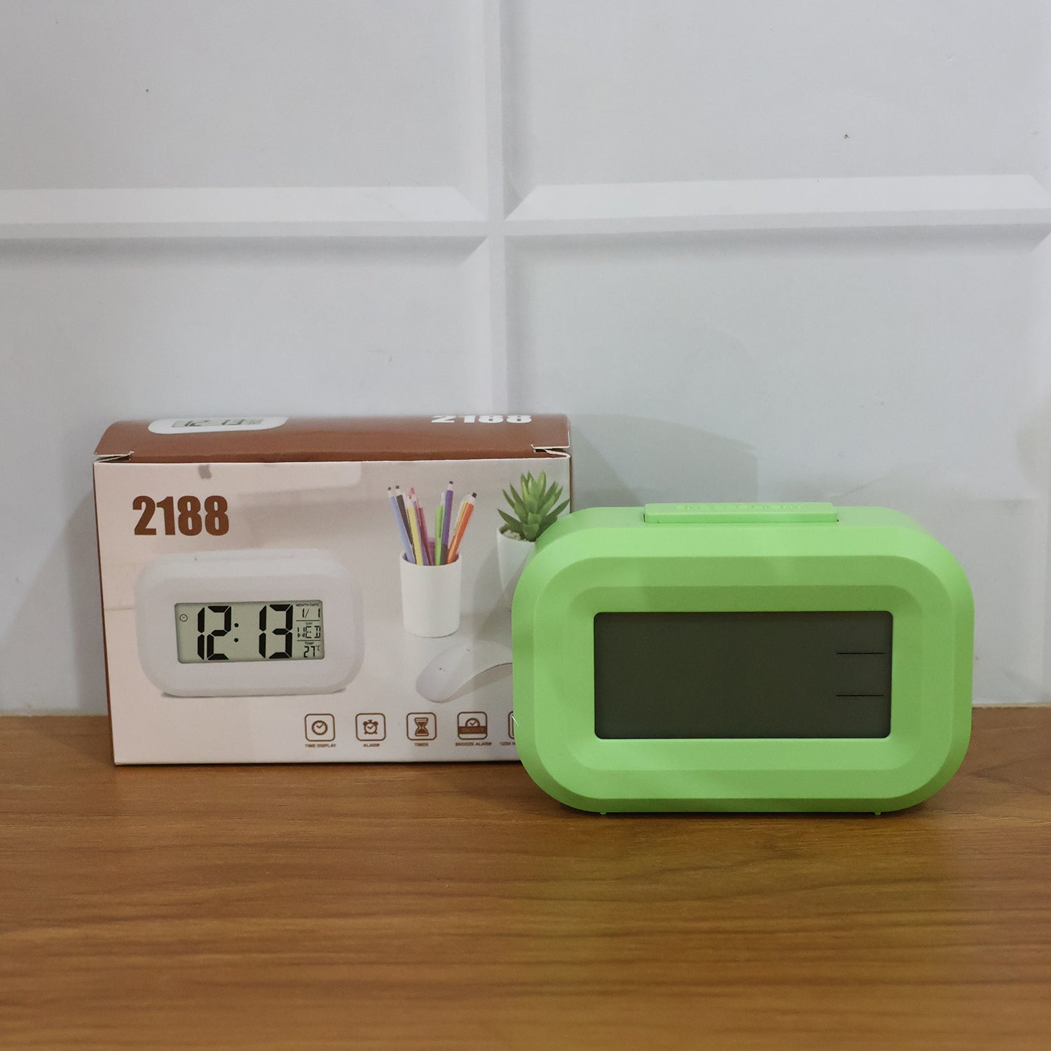Digital Alarm Clock With Clear Display (1 Pc)