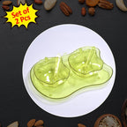 Apple Shape Bowl Set with Spoon & Tray