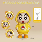 Shinchan 3D Face Keychain