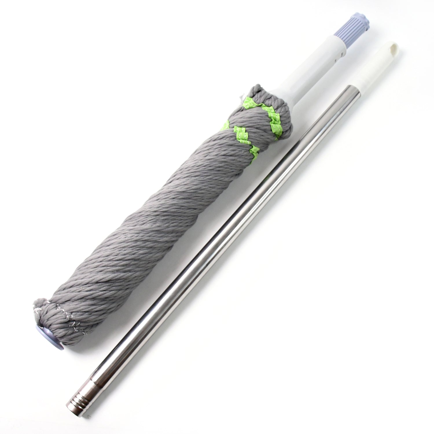 Squeeze Twist Mop | No Dirty Hands, Microfiber Head, Adjustable Steel Handle (1 Pc)