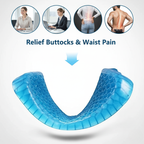 Gel Seat Cushion with Lumbar Support
