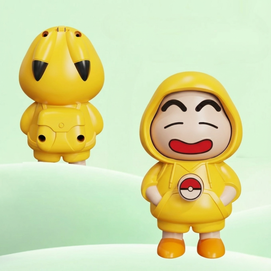 Shinchan 3D Face Keychain