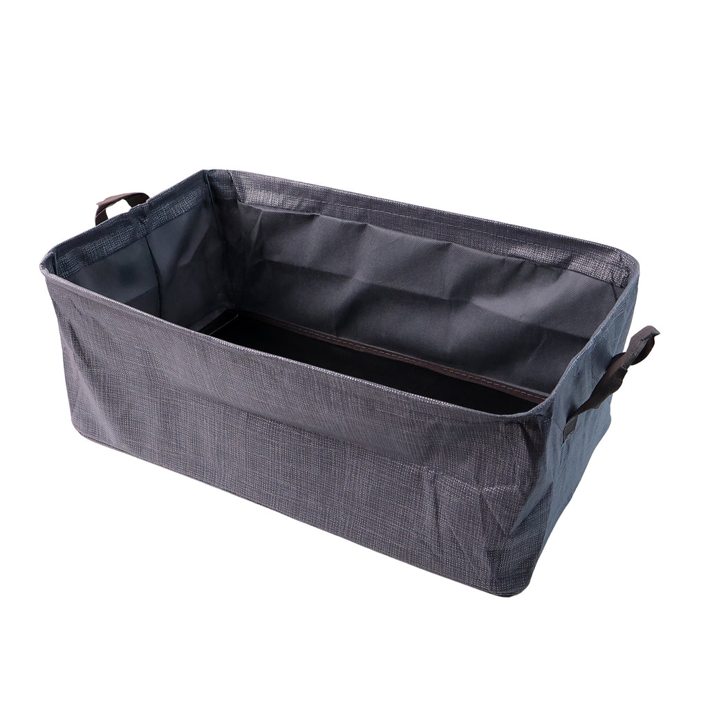 Foldable Cloth Storage Organizer Bag With Handles (46x27cm1pc)