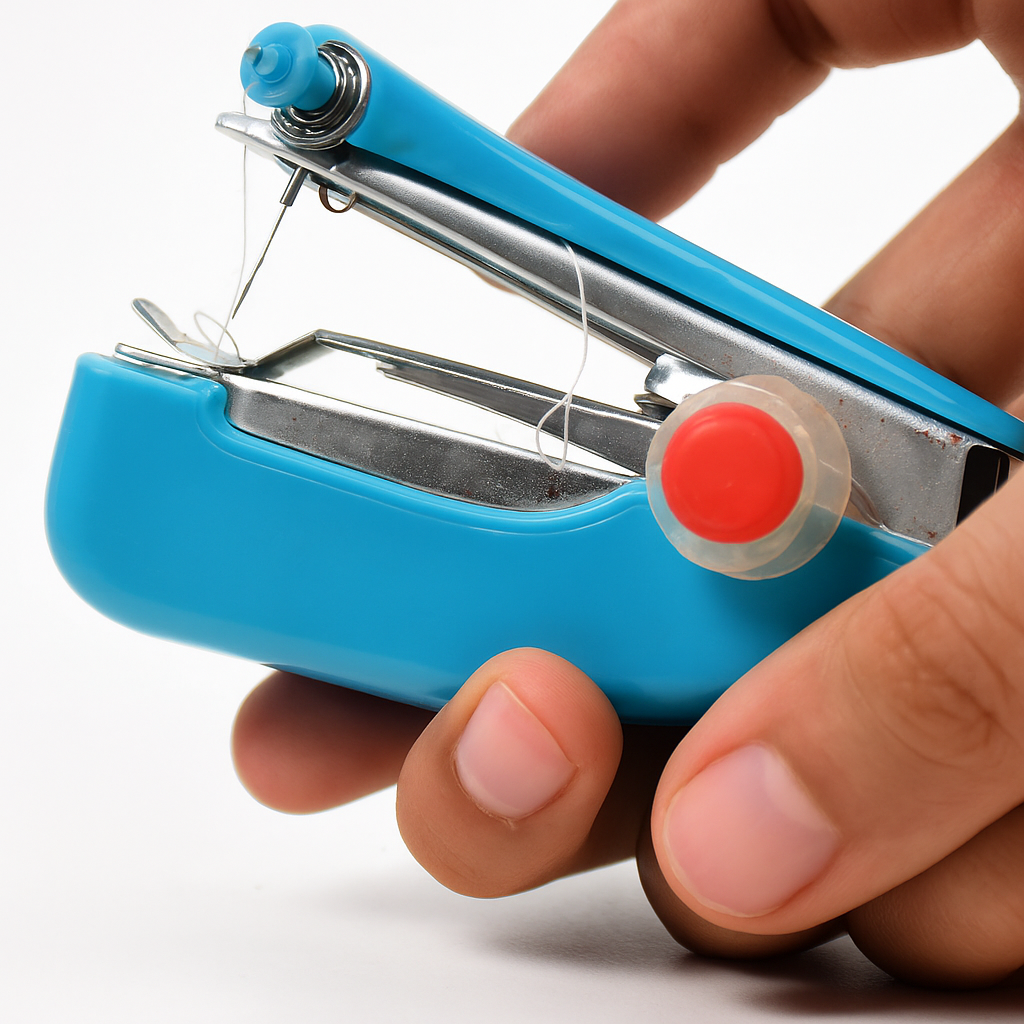 Handy Stitching Stapler Machine – Mini Portable Sewing Machine for Garments & DIY Use