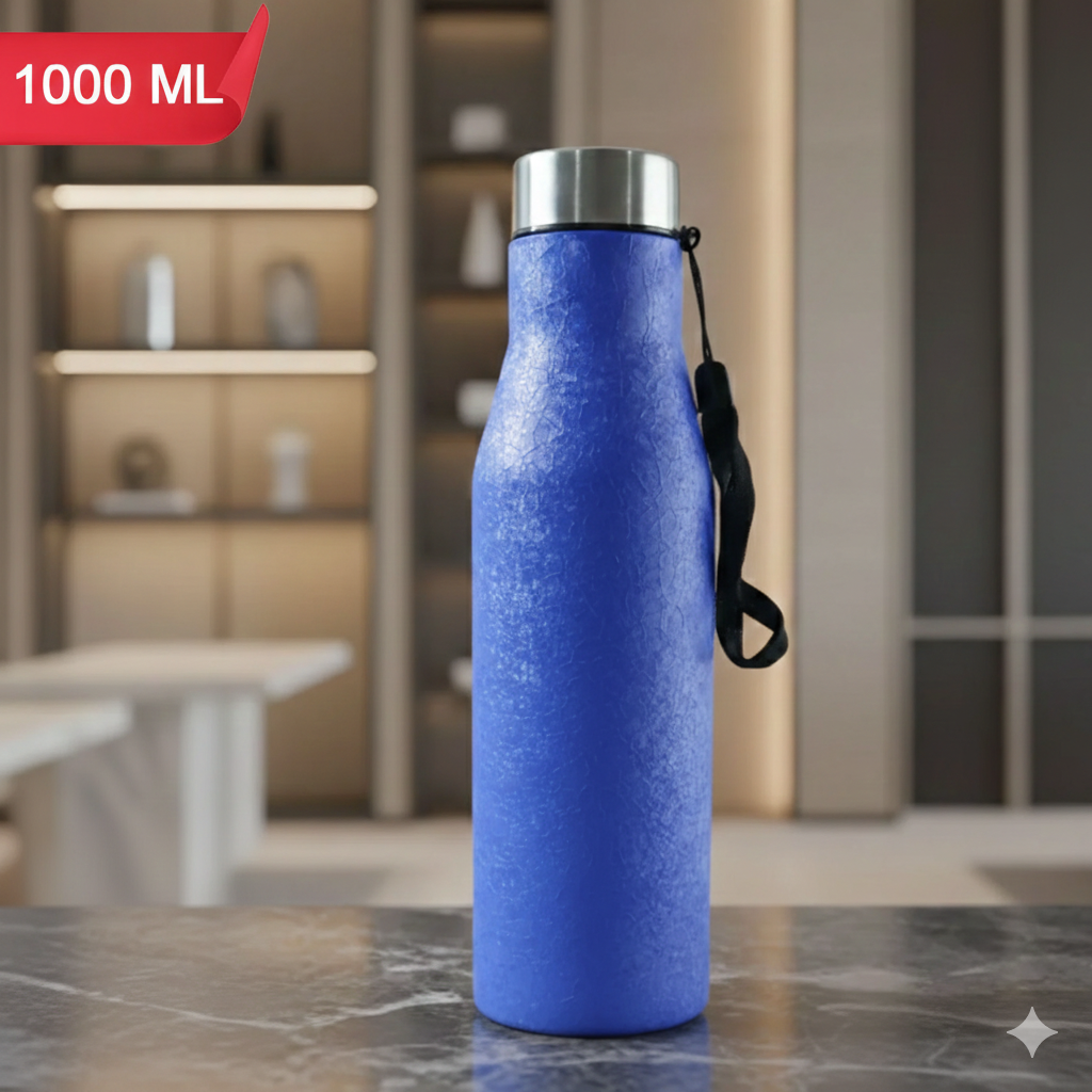 Stainless Steel Water Bottle – Blue (1L)
