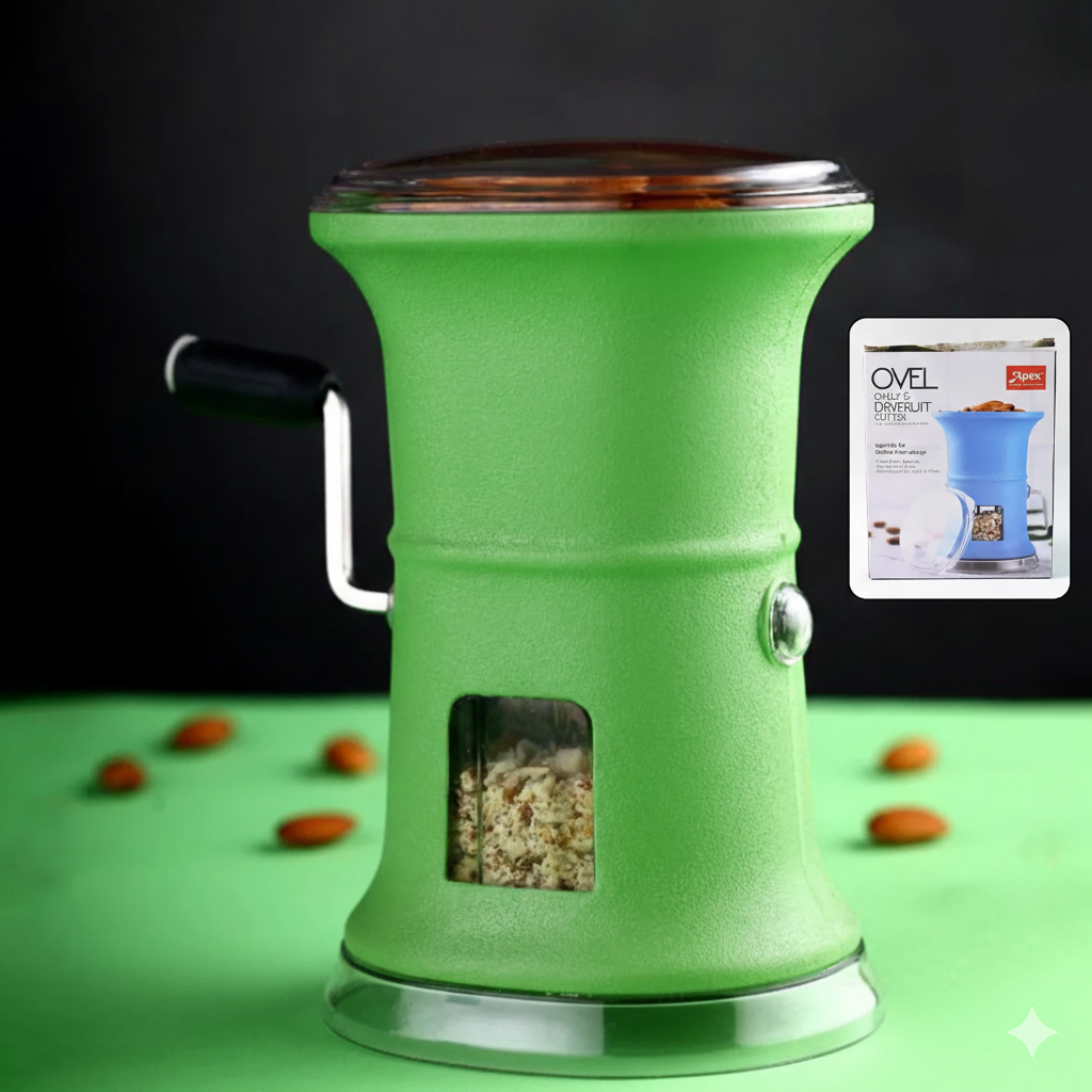 Apex Ovel Manual Chilly  Dry Fruit Cutter Grinder