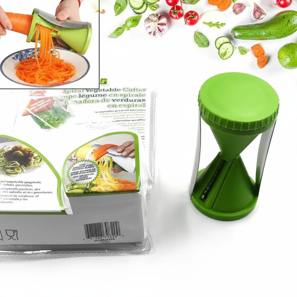 Handheld Spiralizer & Vegetable Slicer – Stainless Steel