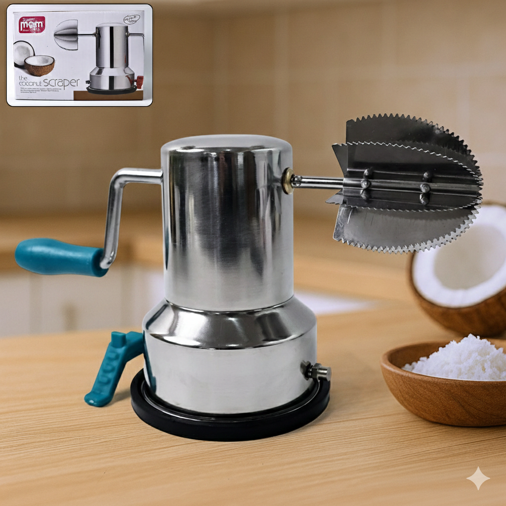 Supermom Stainless Steel Coconut Scraper