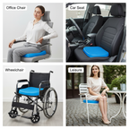 Gel Seat Cushion with Lumbar Support