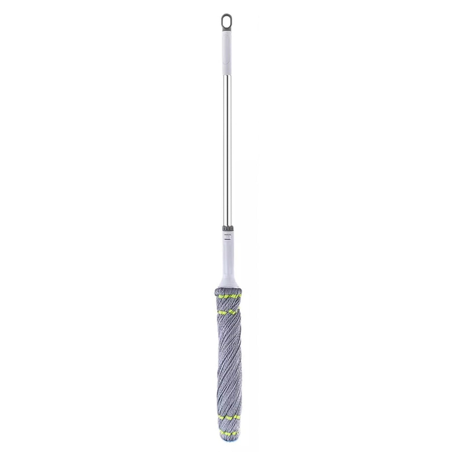 Squeeze Twist Mop | No Dirty Hands, Microfiber Head, Adjustable Steel Handle (1 Pc)